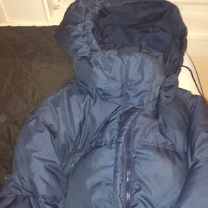 LAST CALL Patagonia Down With It Parka, dark blue